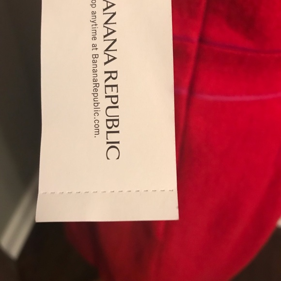 3 for $75! NWT Banana Republic Red Dress Size 6 - Picture 5 of 5